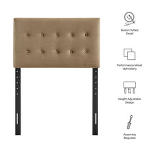 Load image into Gallery viewer, Emily Stain-Resistant Performance Velvet Twin Size Headboard by Modway