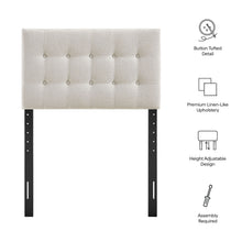 Load image into Gallery viewer, Emily Fabric Upholstered Twin Size Headboard by Modway