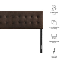 Load image into Gallery viewer, Emily Stain-Resistant Performance Velvet Full Size Headboard by Modway