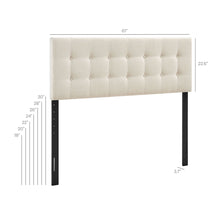 Load image into Gallery viewer, Emily Fabric Upholstered Queen Size Headboard by Modway