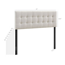 Load image into Gallery viewer, Emily Fabric Upholstered Queen Size Headboard by Modway