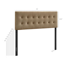 Load image into Gallery viewer, Emily Stain-Resistant Performance Velvet King Size Headboard by Modway