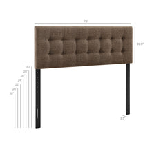Load image into Gallery viewer, Emily Fabric Upholstered King Size Headboard by Modway