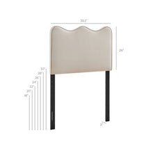 Load image into Gallery viewer, Athena Stain-Resistant Performance Velvet Twin Size Headboard by Modway