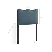 Load image into Gallery viewer, Athena Stain-Resistant Performance Velvet Twin Size Headboard by Modway