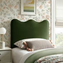 Load image into Gallery viewer, Athena Stain-Resistant Performance Velvet Twin Size Headboard by Modway