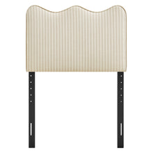 Load image into Gallery viewer, Athena Striped Fabric Upholstered Twin Size Headboard by Modway