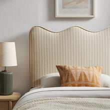 Load image into Gallery viewer, Athena Striped Fabric Upholstered Twin Size Headboard by Modway