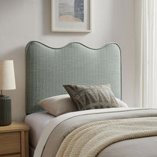 Load image into Gallery viewer, Athena Striped Fabric Upholstered Twin Size Headboard by Modway