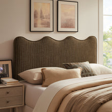 Load image into Gallery viewer, Athena Striped Fabric Upholstered Queen Size Headboard by Modway