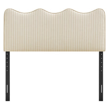 Load image into Gallery viewer, Athena Striped Fabric Upholstered Queen Size Headboard by Modway