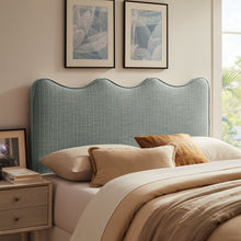 Load image into Gallery viewer, Athena Striped Fabric Upholstered King Size Headboard by Modway
