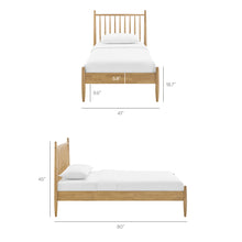 Load image into Gallery viewer, Zane Twin Size Spindle Bed Frame by Modway