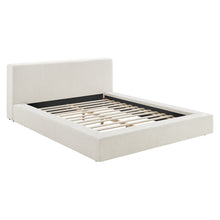 Load image into Gallery viewer, Luma Chenille Upholstered Queen Platform Bed Frame by Modway
