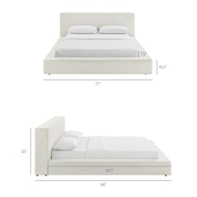 Load image into Gallery viewer, Luma Chenille Upholstered Queen Platform Bed Frame by Modway