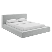 Load image into Gallery viewer, Luma Chenille Upholstered Queen Platform Bed Frame by Modway