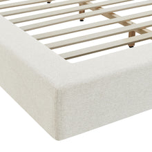 Load image into Gallery viewer, Luma Chenille Upholstered King Platform Bed Frame by Modway