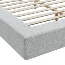 Load image into Gallery viewer, Luma Chenille Upholstered King Platform Bed Frame by Modway