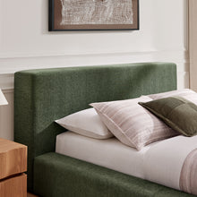 Load image into Gallery viewer, Luma Chenille Upholstered Queen Platform Bed Frame by Modway