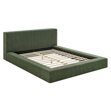 Load image into Gallery viewer, Luma Chenille Upholstered King Platform Bed Frame by Modway