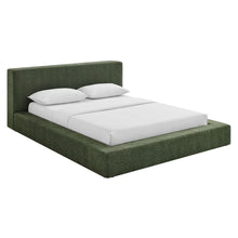 Load image into Gallery viewer, Luma Chenille Upholstered King Platform Bed Frame by Modway