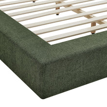 Load image into Gallery viewer, Luma Chenille Upholstered King Platform Bed Frame by Modway