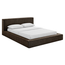 Load image into Gallery viewer, Luma Chenille Upholstered King Platform Bed Frame by Modway