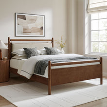 Load image into Gallery viewer, Leni Queen Size Wood Platform Bed Frame by Modway