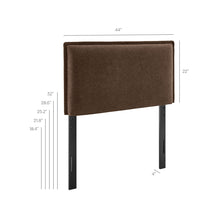 Load image into Gallery viewer, Camille Upholstered Linen Blend Twin Size Headboard by Modway