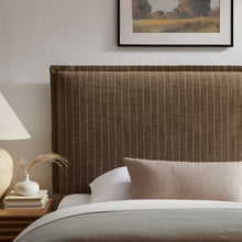 Load image into Gallery viewer, Camille Striped Linen Blend Twin Size Headboard by Modway