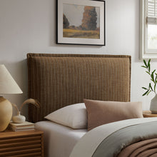 Load image into Gallery viewer, Camille Striped Linen Blend Twin Size Headboard by Modway