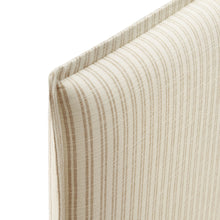 Load image into Gallery viewer, Camille Striped Linen Blend Twin Size Headboard by Modway