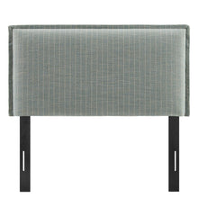 Load image into Gallery viewer, Camille Striped Linen Blend Twin Size Headboard by Modway