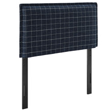 Load image into Gallery viewer, Camille Checkered Linen Blend Twin Size Headboard by Modway