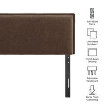Load image into Gallery viewer, Camille Upholstered Linen Blend Queen Size Headboard by Modway