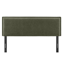 Load image into Gallery viewer, Camille Upholstered Linen Blend Queen Size Headboard by Modway