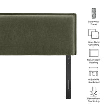 Load image into Gallery viewer, Camille Upholstered Linen Blend Queen Size Headboard by Modway