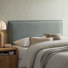 Load image into Gallery viewer, Camille Striped Linen Blend Queen Size Headboard by Modway
