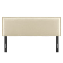 Load image into Gallery viewer, Camille Upholstered Linen Blend King Size Headboard by Modway