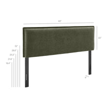 Load image into Gallery viewer, Camille Upholstered Linen Blend King Size Headboard by Modway