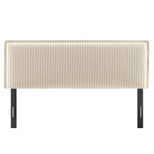 Load image into Gallery viewer, Camille Striped Linen Blend King Size Headboard by Modway