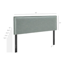 Load image into Gallery viewer, Camille Striped Linen Blend King Size Headboard by Modway