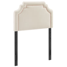 Load image into Gallery viewer, Magnolia Stain-Resistant Performance Velvet Twin Size Headboard by Modway