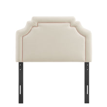 Load image into Gallery viewer, Magnolia Stain-Resistant Performance Velvet Twin Size Headboard by Modway