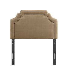 Load image into Gallery viewer, Magnolia Stain-Resistant Performance Velvet Twin Size Headboard by Modway
