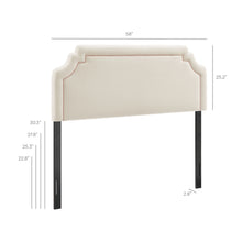 Load image into Gallery viewer, Magnolia Stain-Resistant Performance Velvet Full Size Headboard by Modway