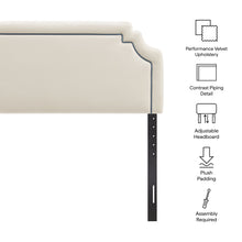 Load image into Gallery viewer, Magnolia Stain-Resistant Performance Velvet Queen Size Headboard by Modway