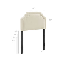 Load image into Gallery viewer, Magnolia Upholstered Fabric Twin Size Headboard by Modway