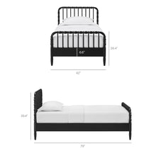 Load image into Gallery viewer, Arlette Twin Size Wood Spindle Bed Frame by Modway