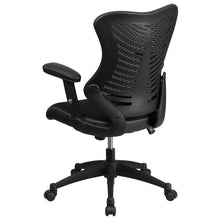 Load image into Gallery viewer, High Back Designer Black Mesh Executive Swivel Office Chair with Adjustable Arms